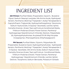 Tru Alchemy Lash24 ingredient panel with red clover and green tea for nourishing care