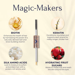 Tru Alchemy Lash24 serum on lashes for a fuller look with plant-powered formula