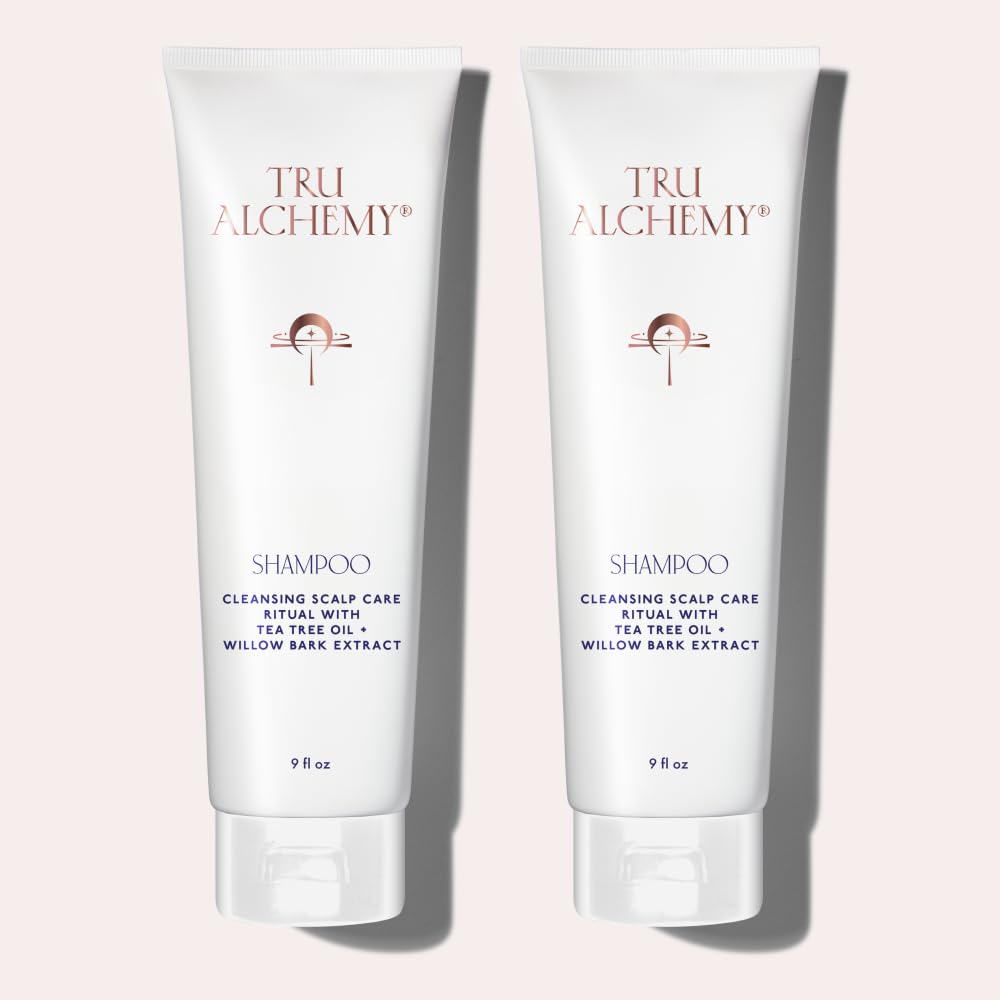 Tru Alchemy Shampoo Growth bottle: supports fuller-looking hair with a refreshing cleanse