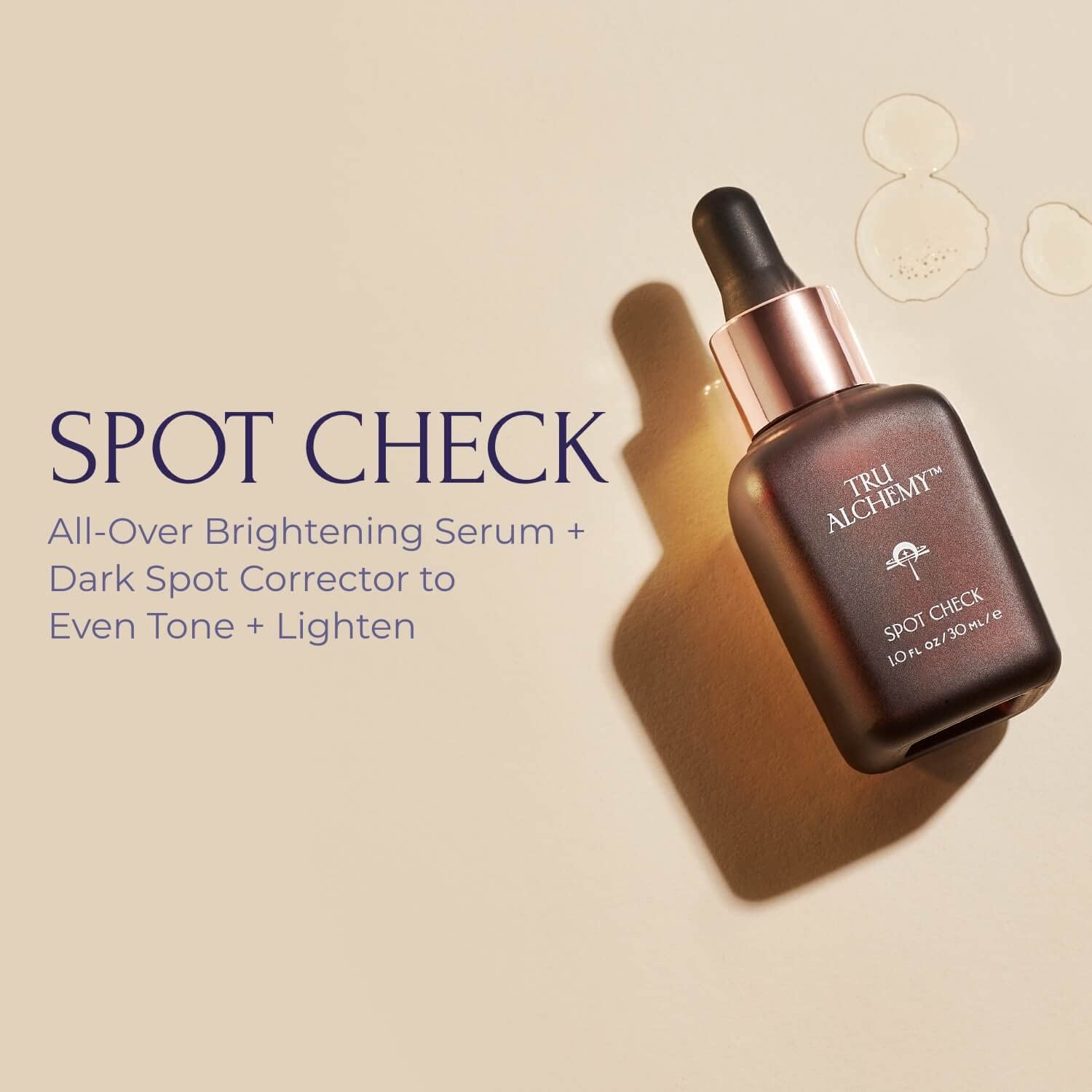 Tru Alchemy Spot Check close-up of lightweight serum texture