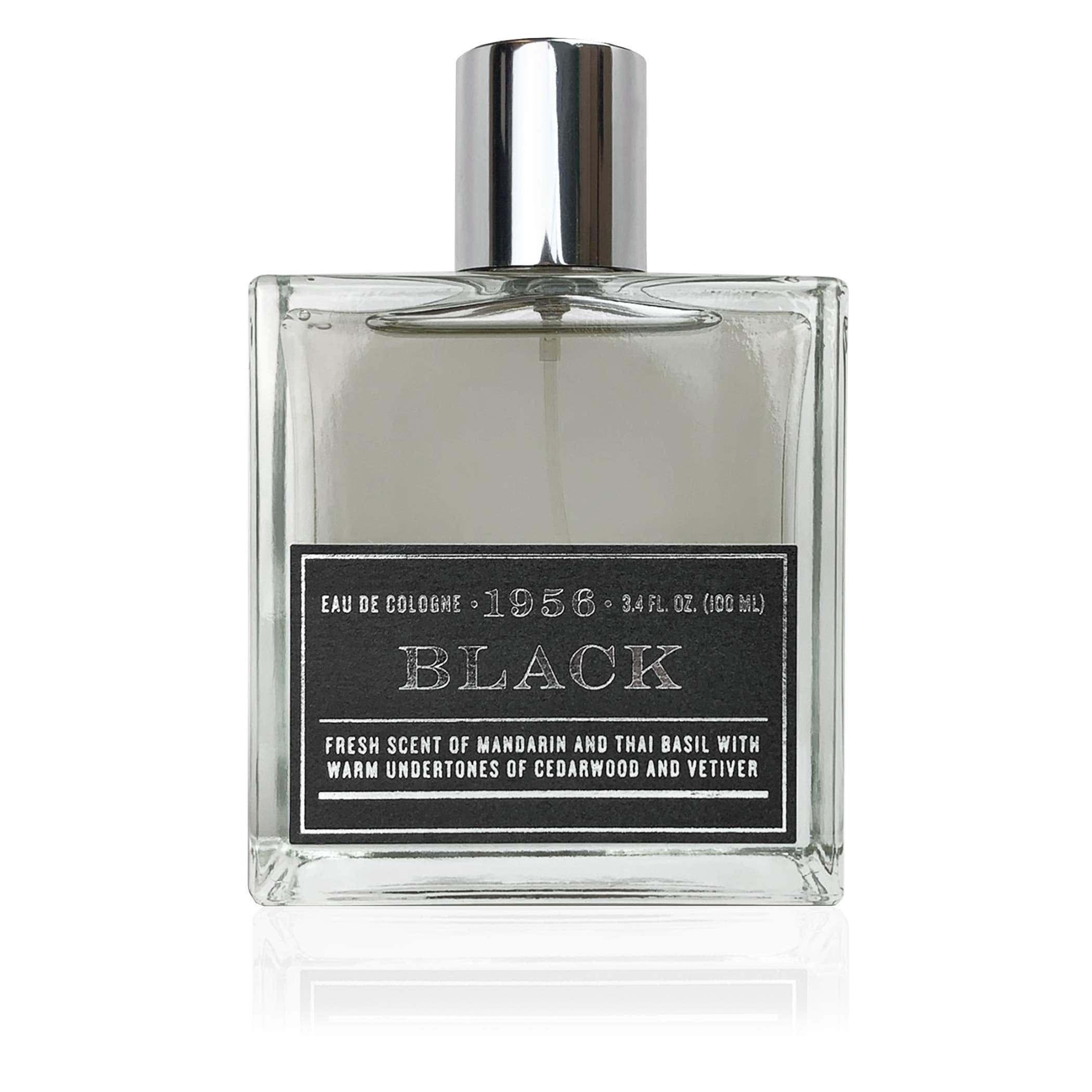 Tru Fragrance Beauty 1956 Black bottle front view for everyday wear inspiration.
