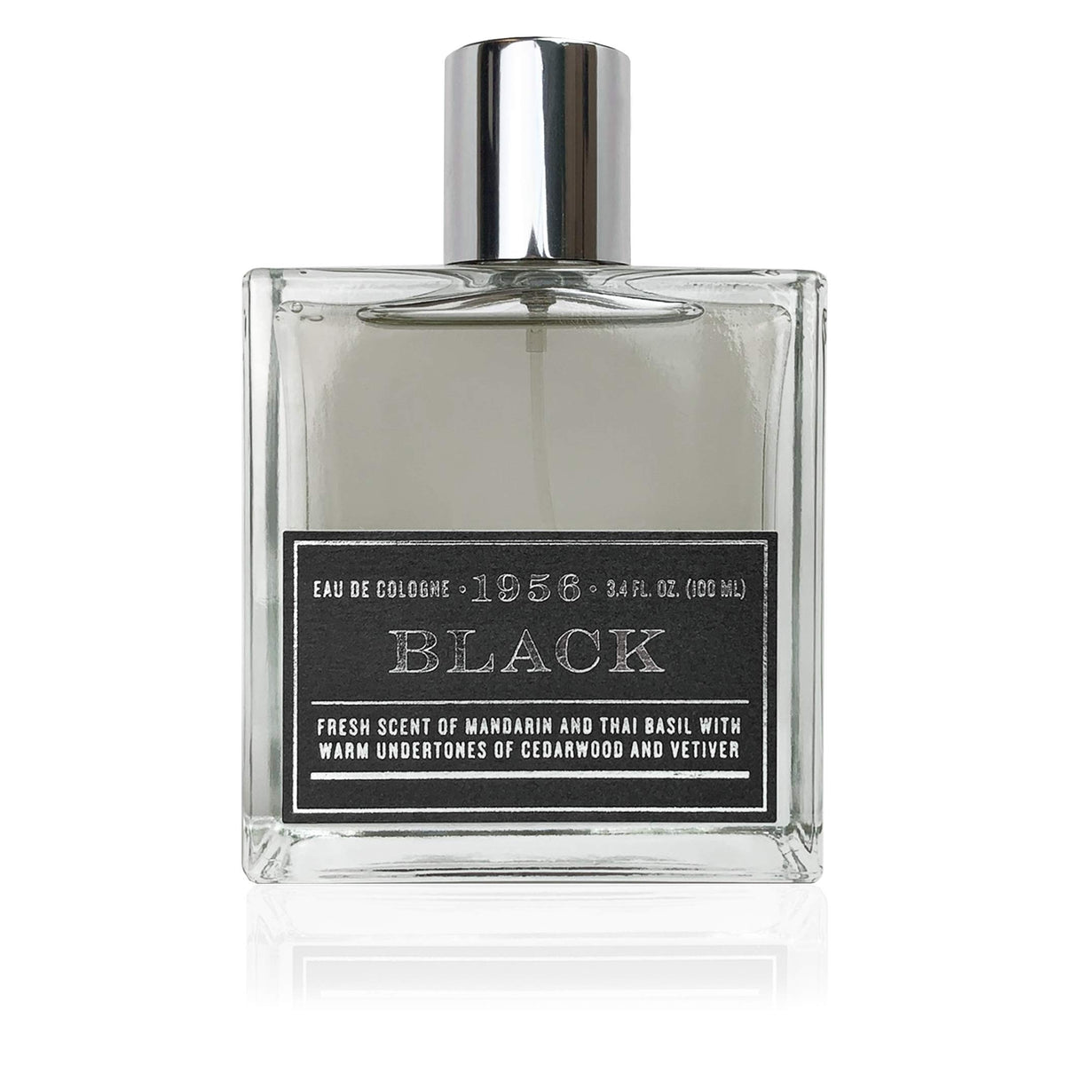Tru Fragrance Beauty 1956 Black bottle front view for everyday wear inspiration.