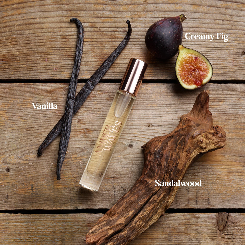 Amber Waves compact size ideal for travel and quick scent touch-ups