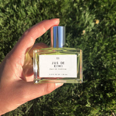 Tru Fragrance Beauty No. 26 kiwi fruit note close-up for tropical character.