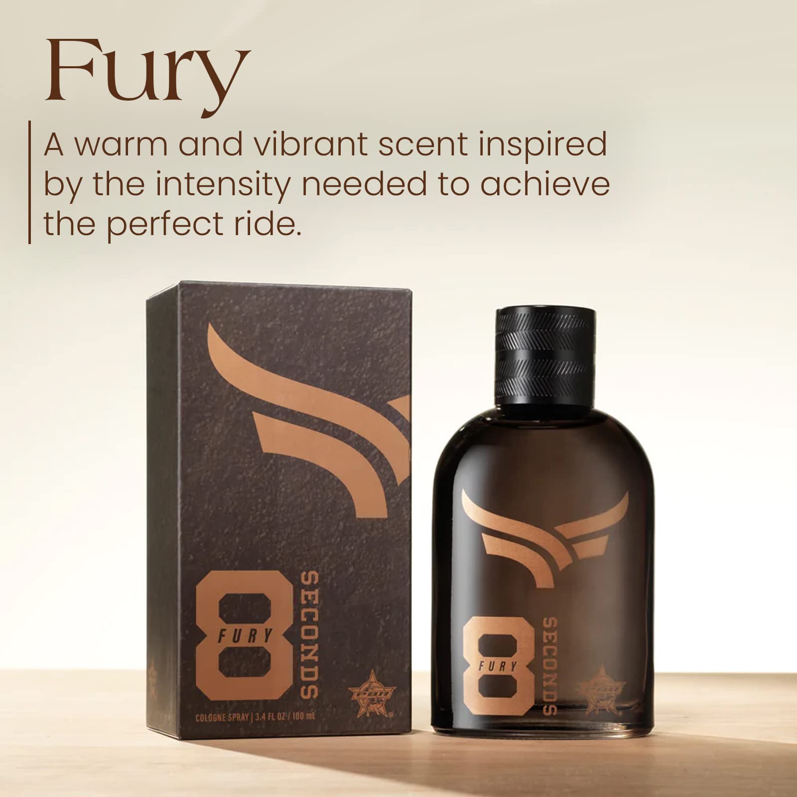 Tru Fragrance Beauty Tru Western 8 Seconds Fury cap close, quick access for daily use