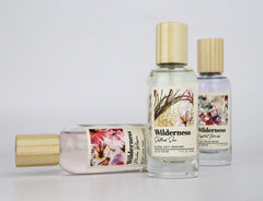 Tru Fragrance Beauty Wilderness Crystal Woods EDP display on shelf for shopping inspiration