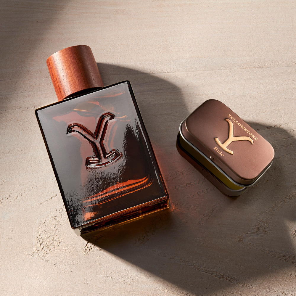Tru Fragrance Beauty Yellowstone Ride gift box presents premium packaging.