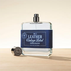 Sleek Leather No. 3 bottle captures clean lines and refined style.