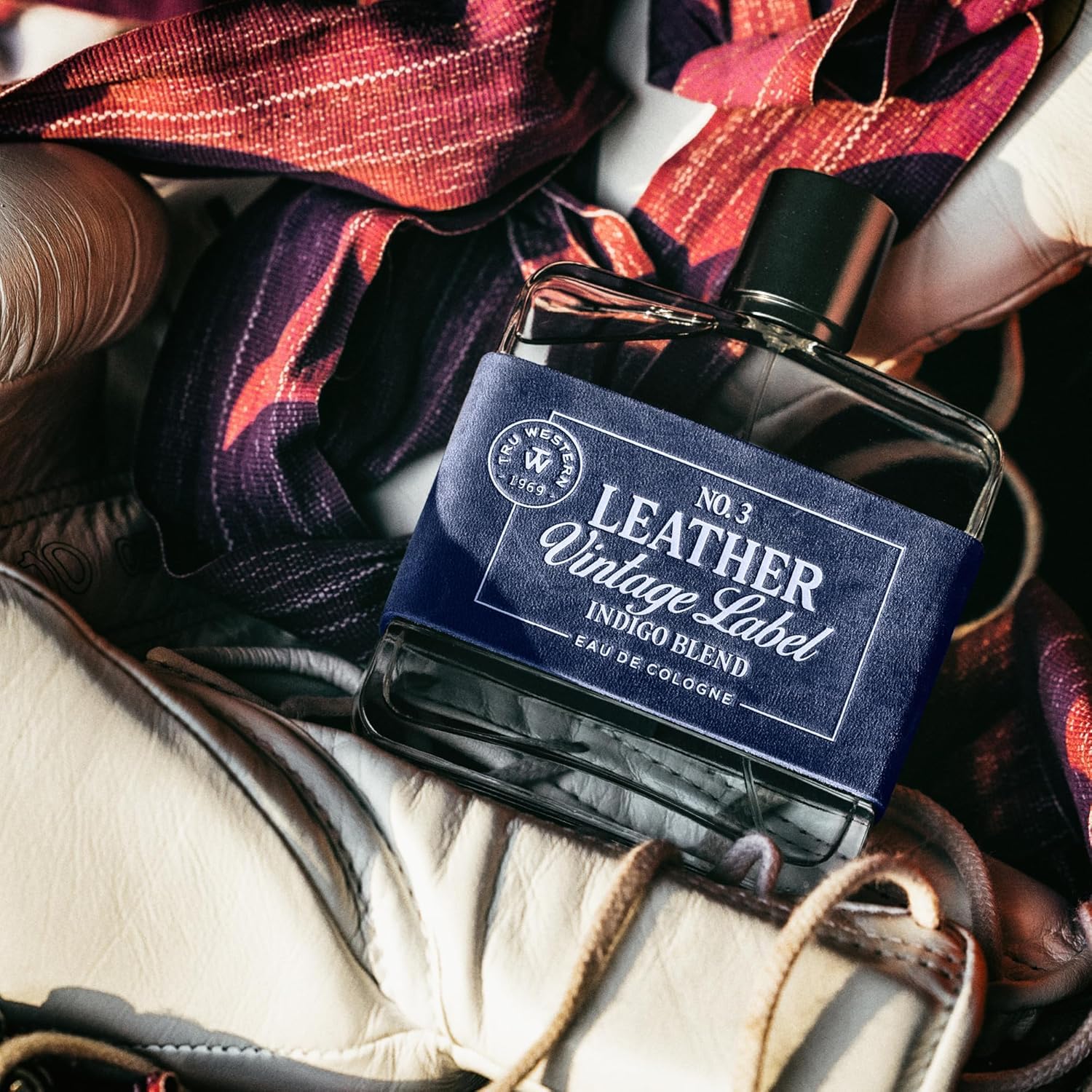 Tru Western Leather No. 3 with suede sandalwood aesthetic for professional settings.