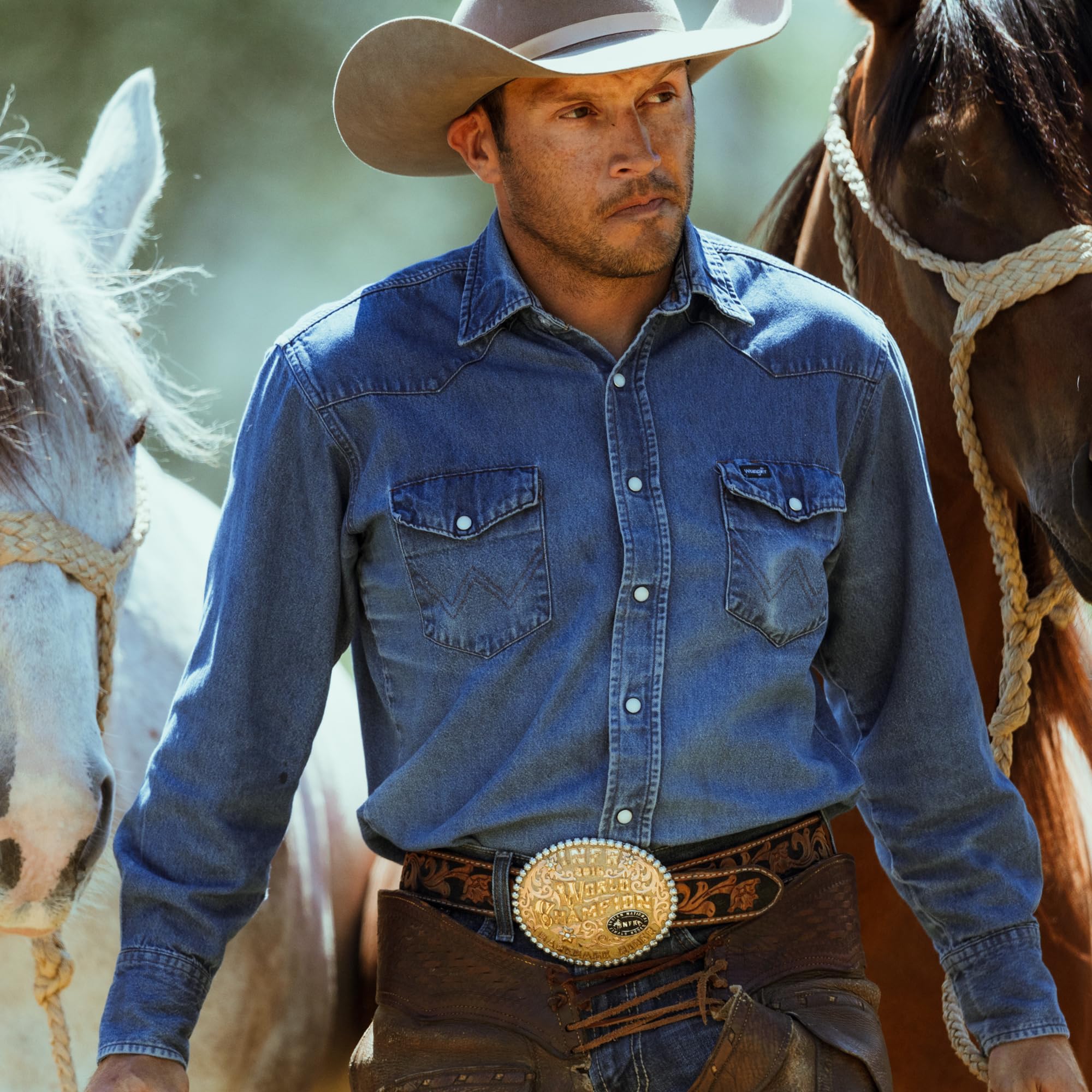 Tru Western Leather No. 1 private reserve label detail