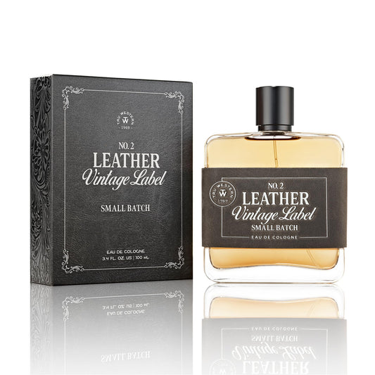 Tru Western Leather No. 2 bottle front view, ideal for daily wear.