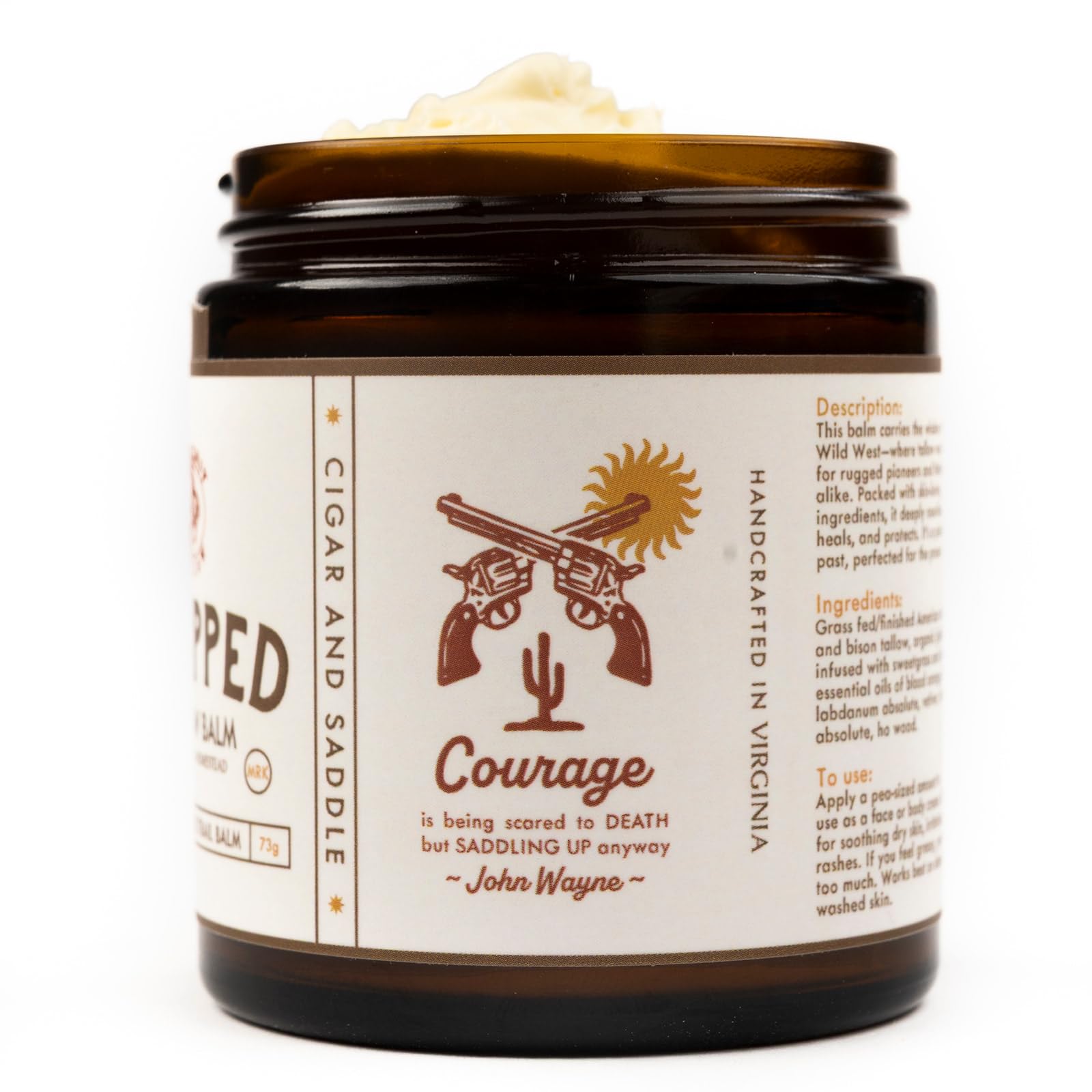 True Grit Tallow cowboy crafted formula embodies rugged care
