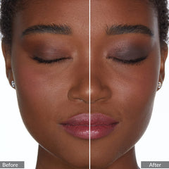 True + Luscious Angel Eyes close-up highlights rose extract and bentonite clay ingredients.