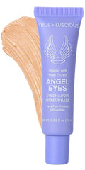 True + Luscious Angel Eyes primer tube showing long-wear hydration and crease-free base.
