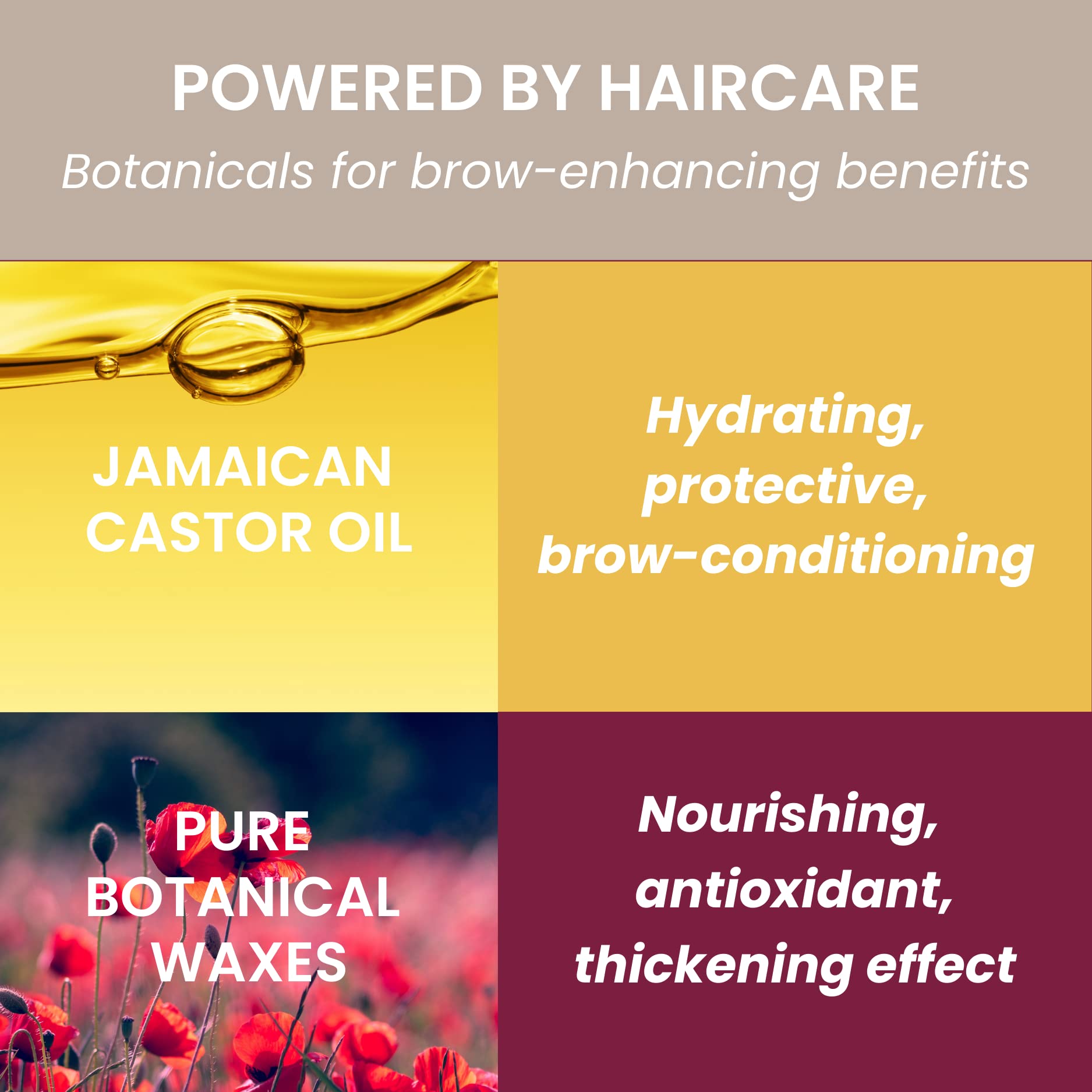True + Luscious Brow Definer Pencil spoolie blends color for a seamless finish.