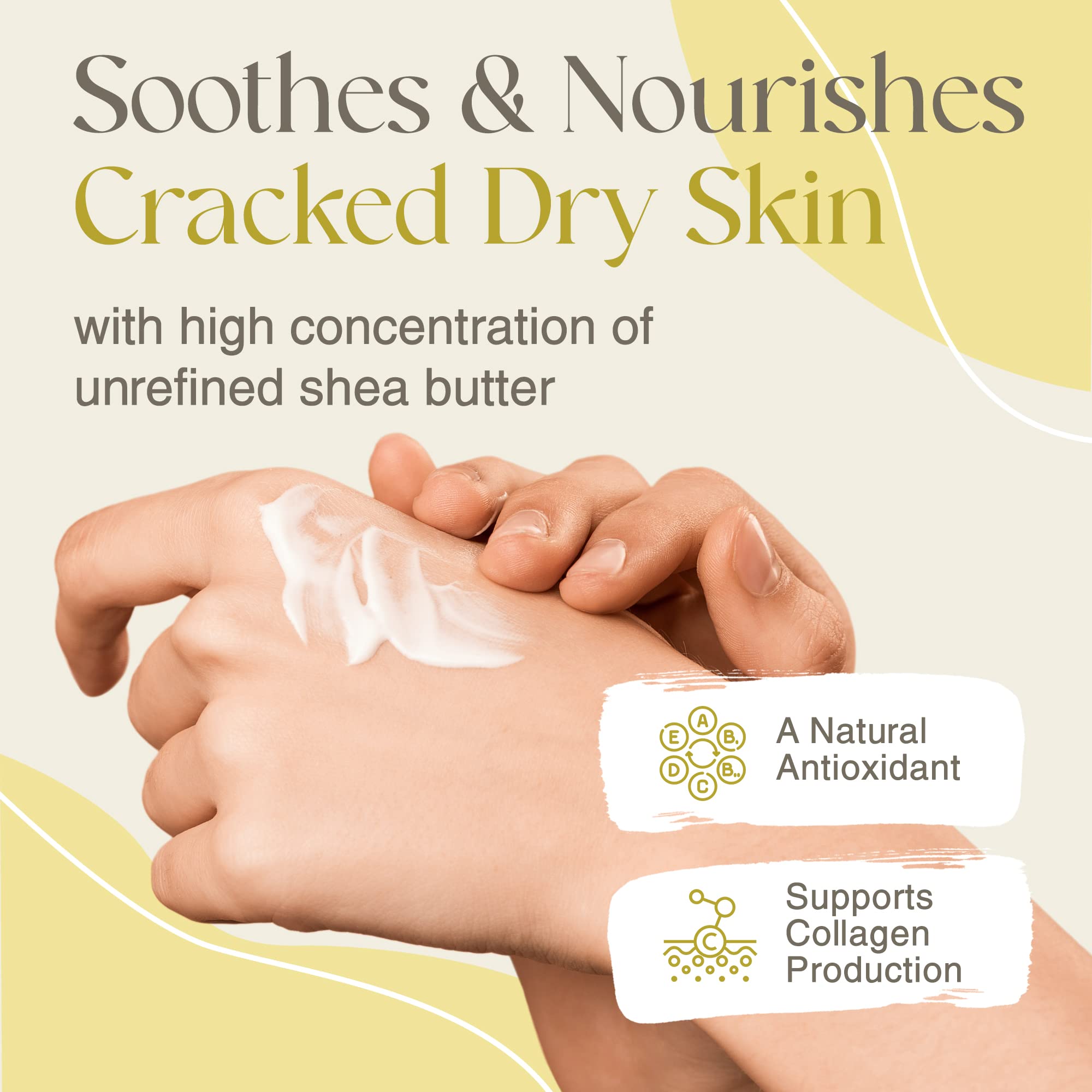 True Shea infusion with sunflower and coconut oils nourishing the skin