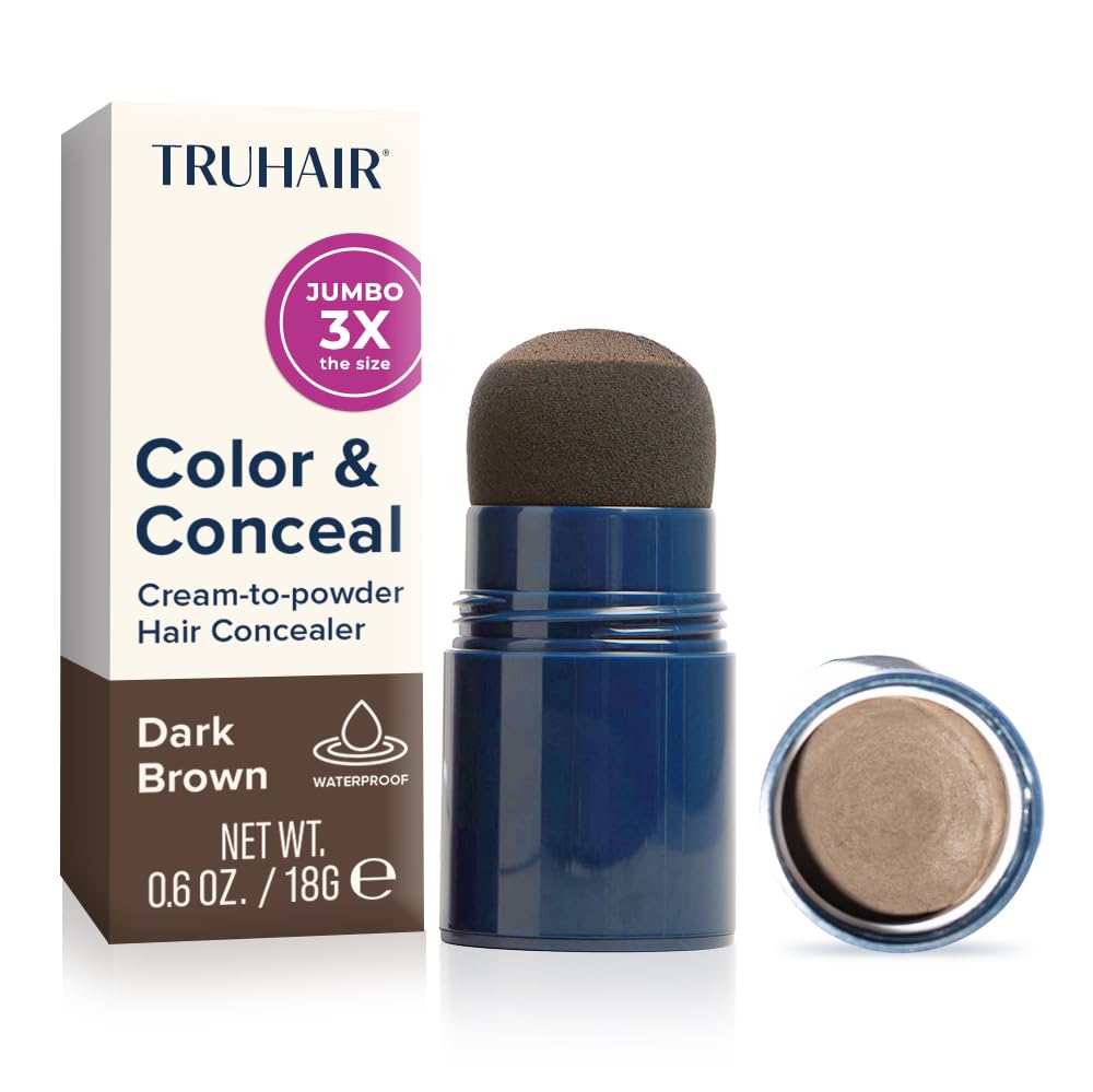 Truhair Color and Conceal cap transfer for mess-free root coverage.