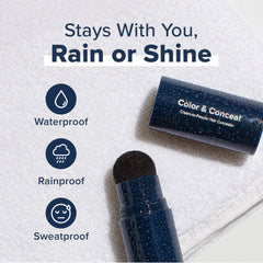Truhair waterproof formula keeps color in rainy or sunny conditions.