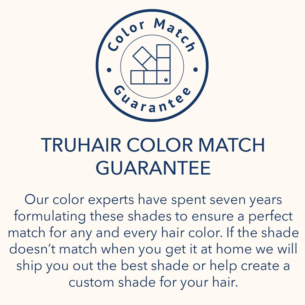 Truhair Jumbo Color Conceal 11 shade options to match hair color.