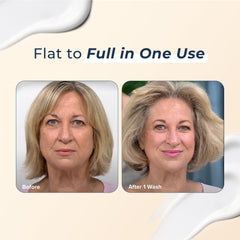 TRUHAIR Volume+ Conditioner's softness aids detangling and easier styling.