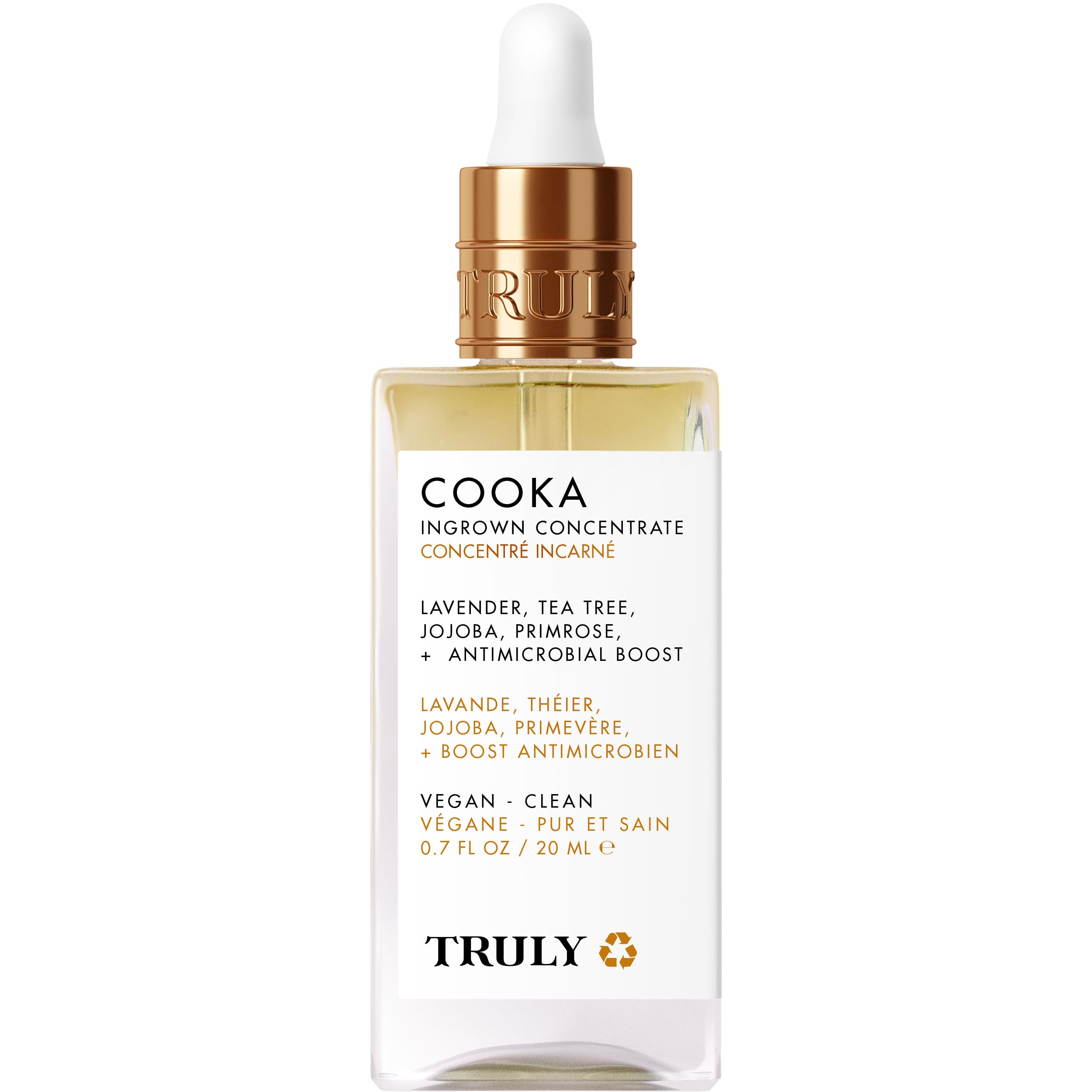 Truly Cooka Concentrate after-application skin appears calm.