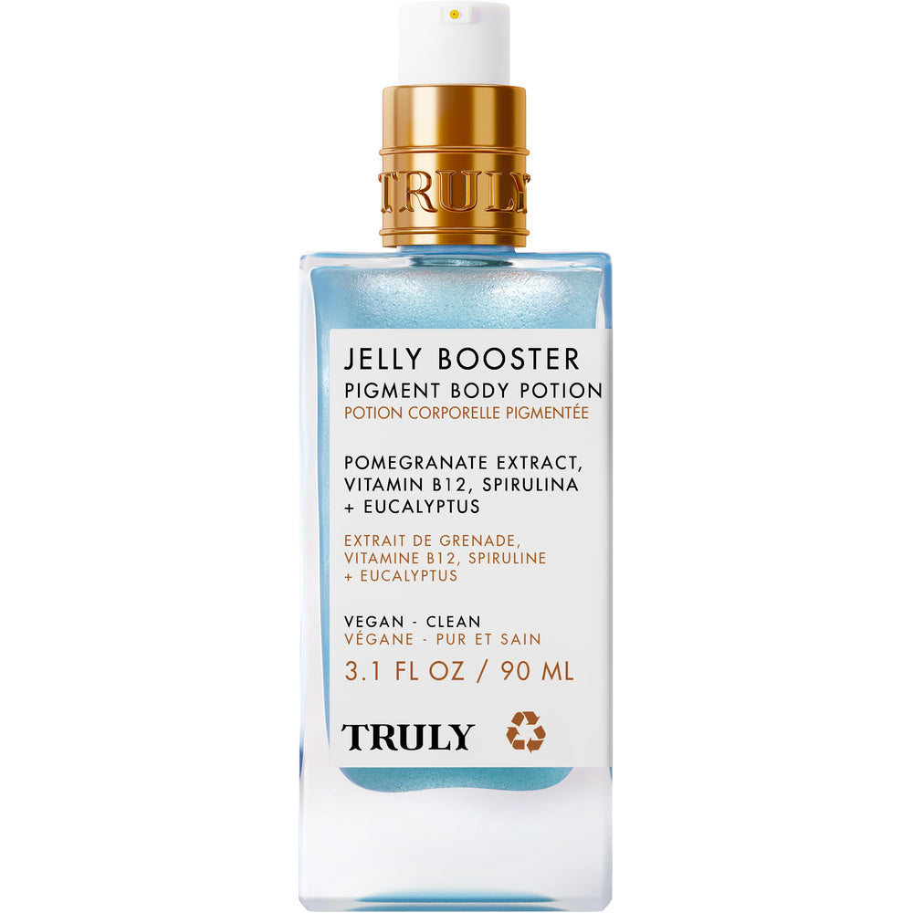 Truly Jelly Booster Pigment USA-made badge shown on packaging.