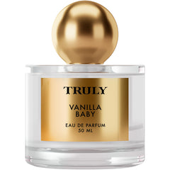 Truly Vanilla Baby EDP bottle with soft lighting for romantic evening wear