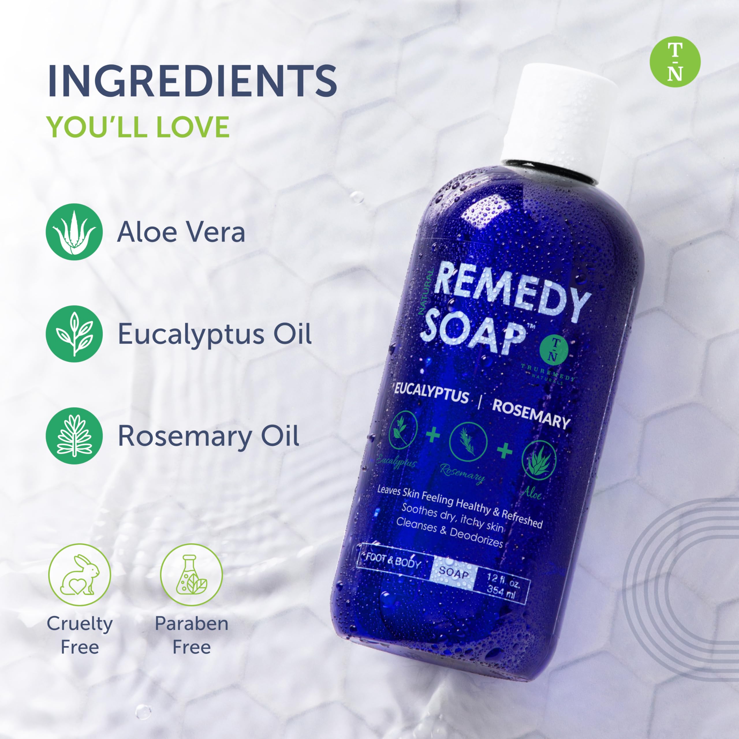 Truremedy Naturals coconut oil moisture image reveals nourished, smooth skin.