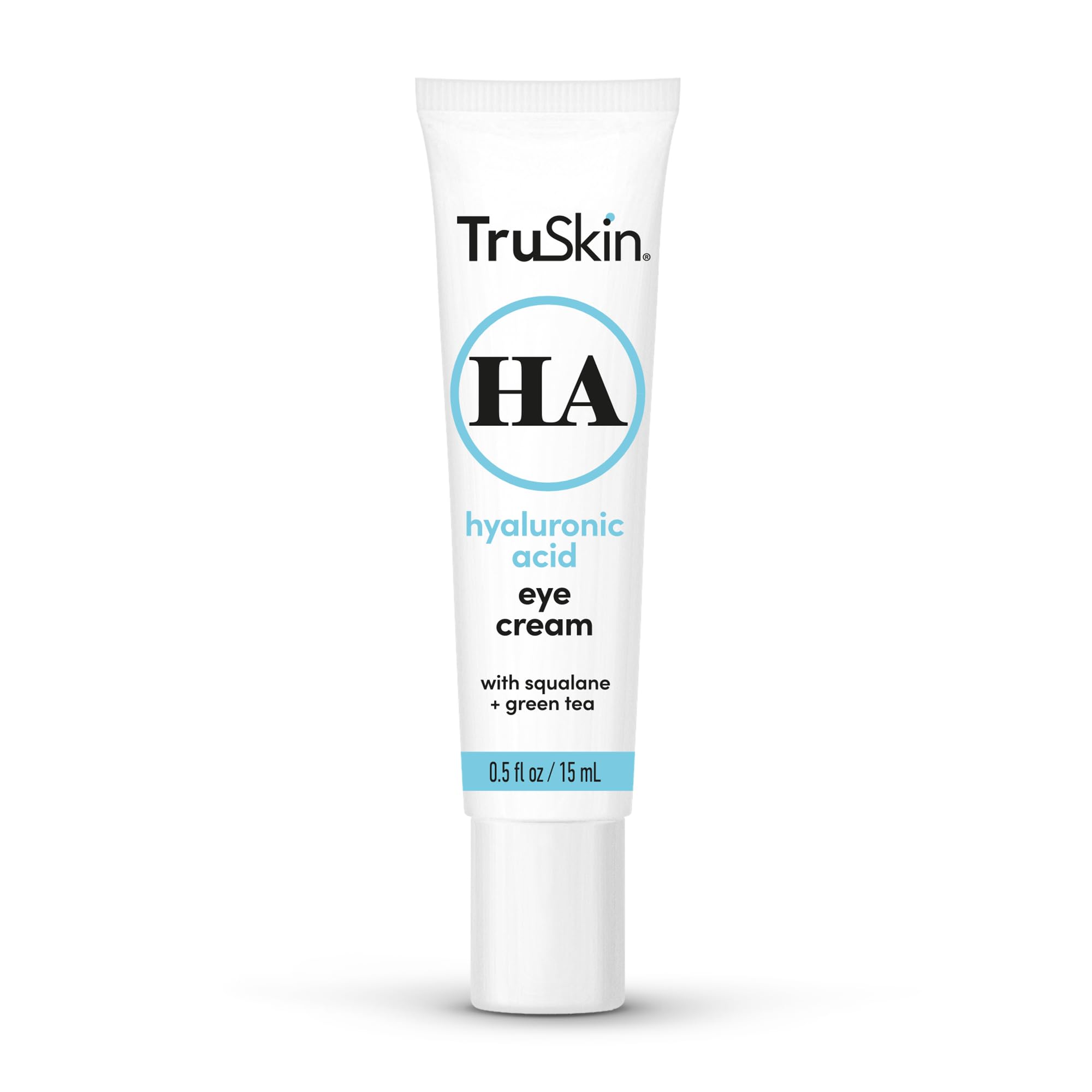 TruSkin Eye Cream applied around the eye supports gentle hydration and brightening.