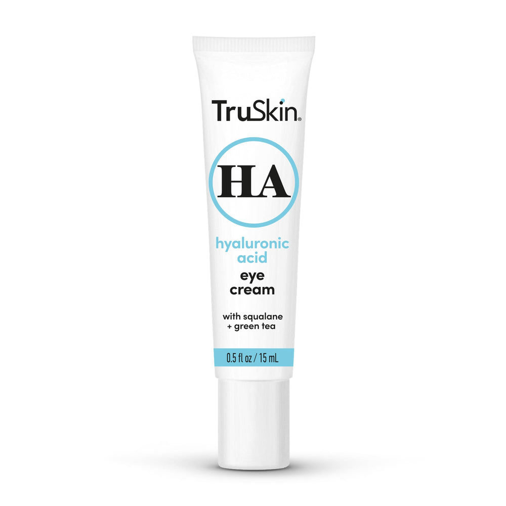 TruSkin Eye Cream applied around the eye supports gentle hydration and brightening.
