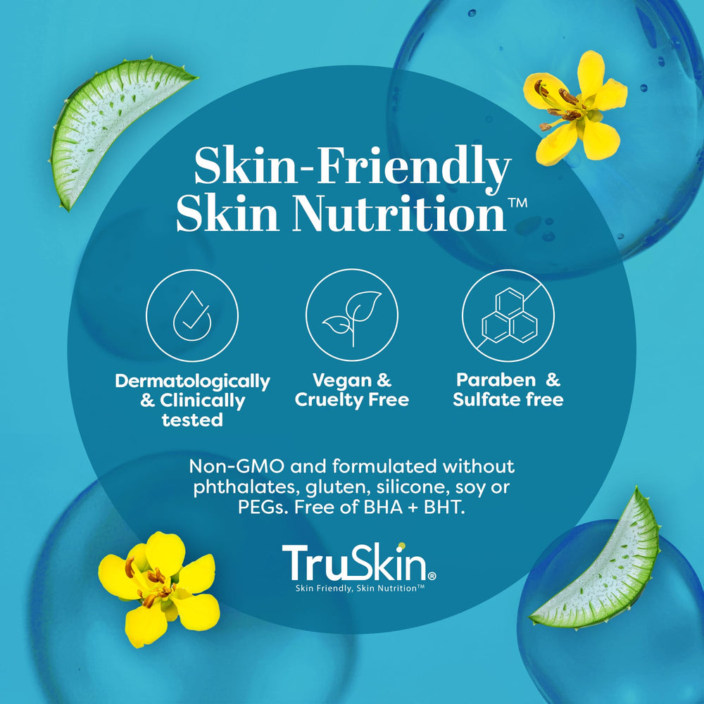 TruSkin Hyaluronic Serum after cleansing ready for morning routine