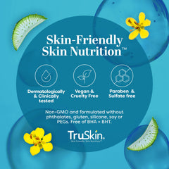 TruSkin Hyaluronic Serum after cleansing ready for morning routine