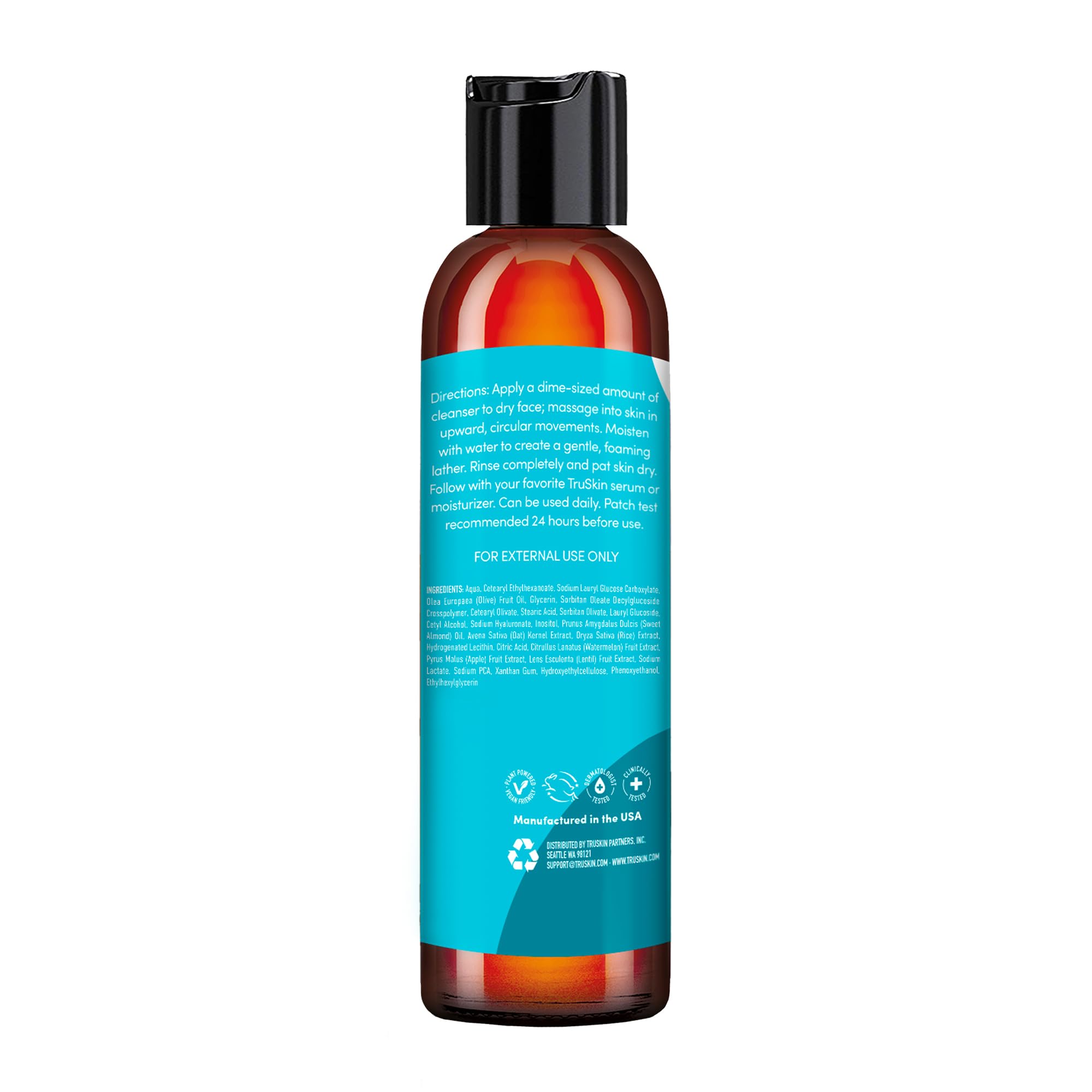 TruSkin makeup removal with cleansing milk pairs well with toner routine