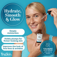 TruSkin serum dispensing pump for easy daily application.