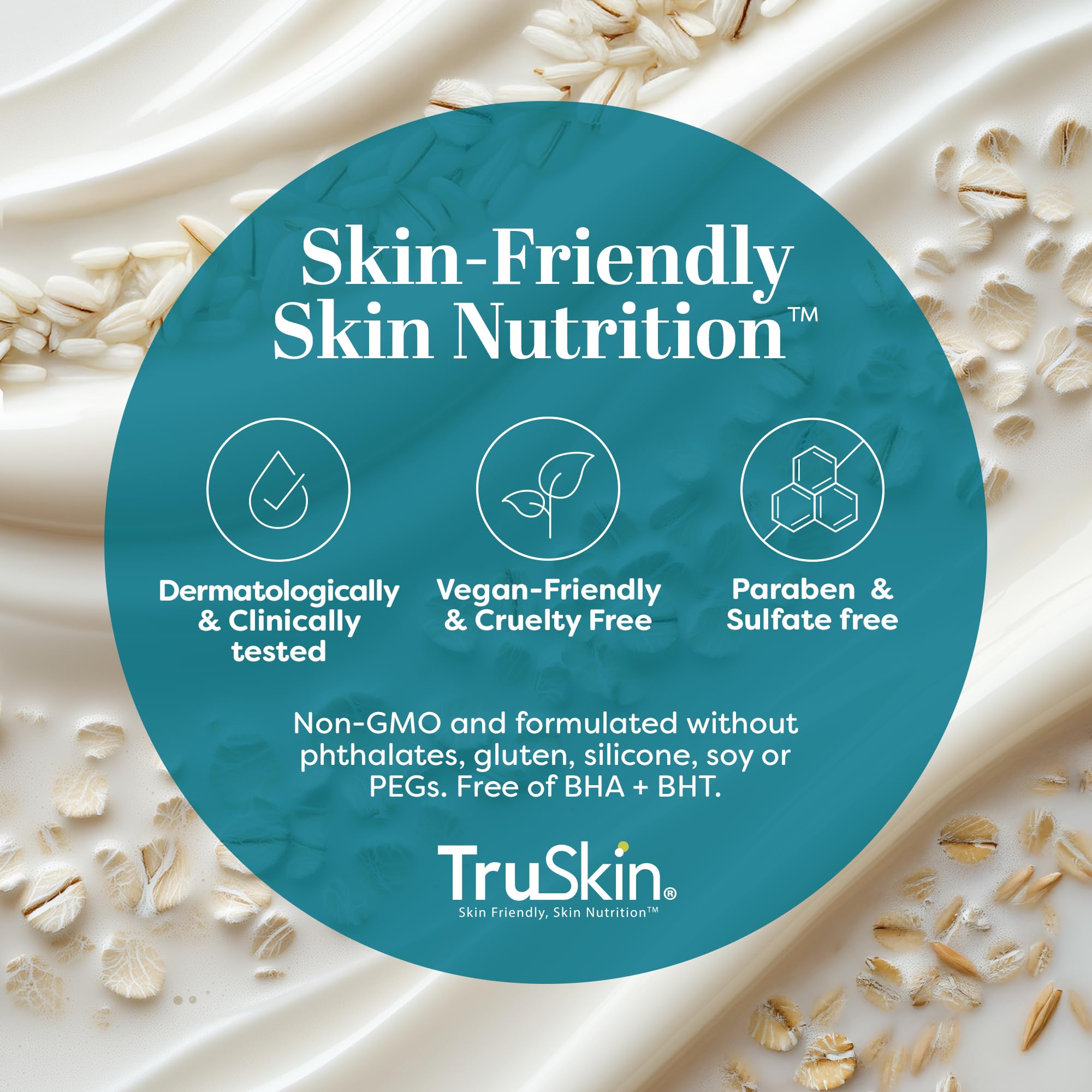 TruSkin USA manufacturing badge emphasizes quality and freshness