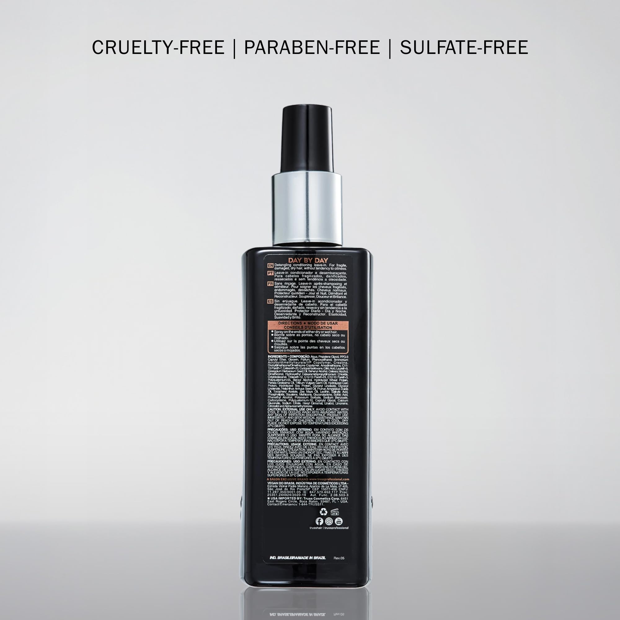 TRUSS Day by Day Leave-In suited for evening treatment routines