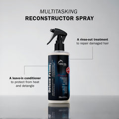 TRUSS Deluxe Prime mist spray close-up for even detangling and styling prep