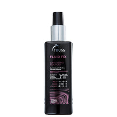 TRUSS Fluid Fix bottle with fine mist for long-lasting curl definition at the roots.