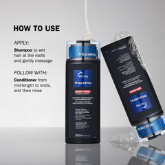 TRUSS Frizz Zero Shampoo after washing hair with sleek shine