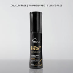 Thermal protection layer by TRUSS serum during heat styling.