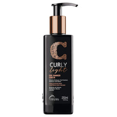 TRUSS Leave-in Cream for Curly Light Hair bottle showing matte finish and curl definition
