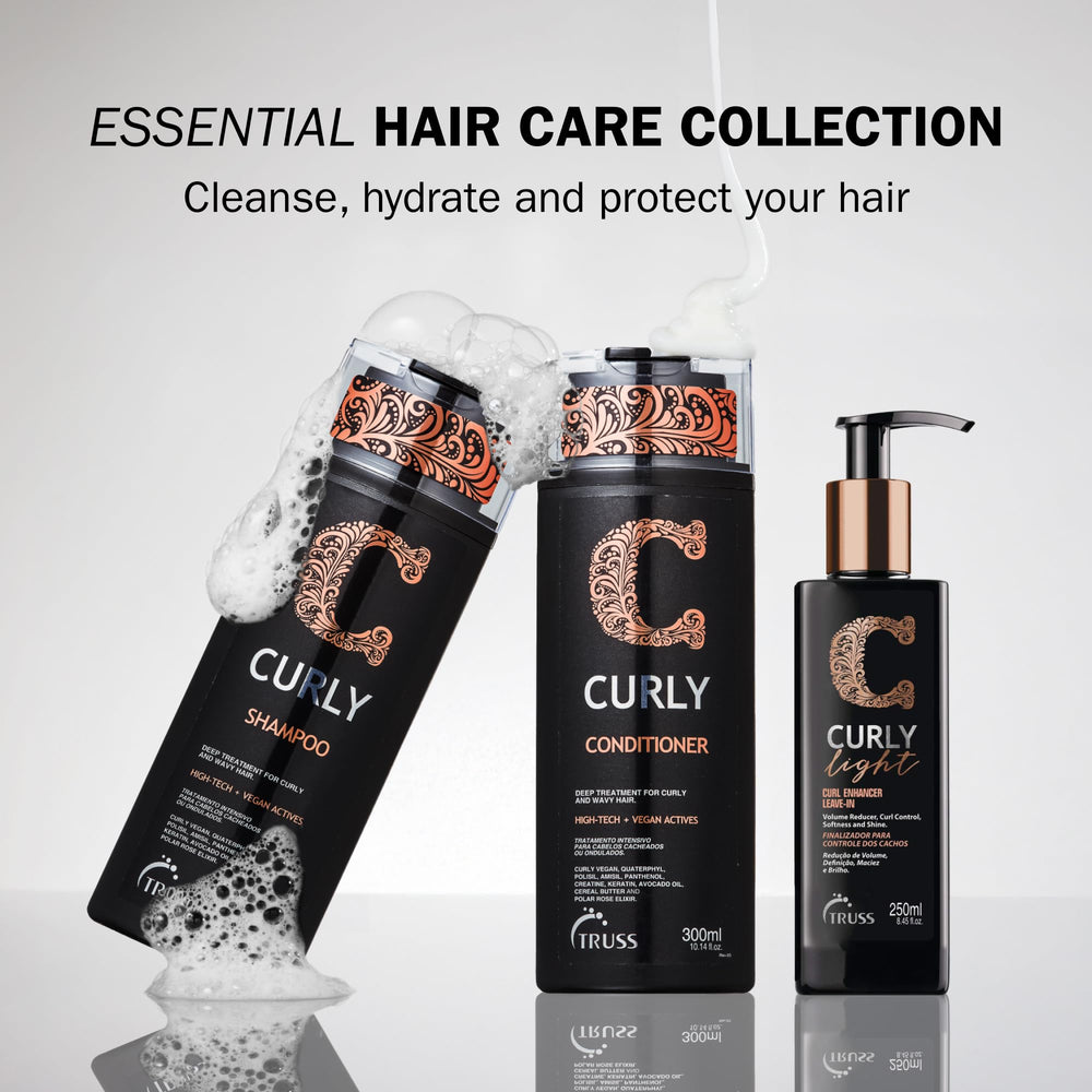 TRUSS leave-in cream demonstrating split ends protection
