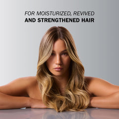 Creamy texture of TRUSS mask indicating rich hydration for hair