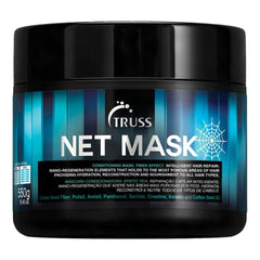 TRUSS Net Deep Conditioning Hair Mask bottle showing hydration and shine for damaged hair