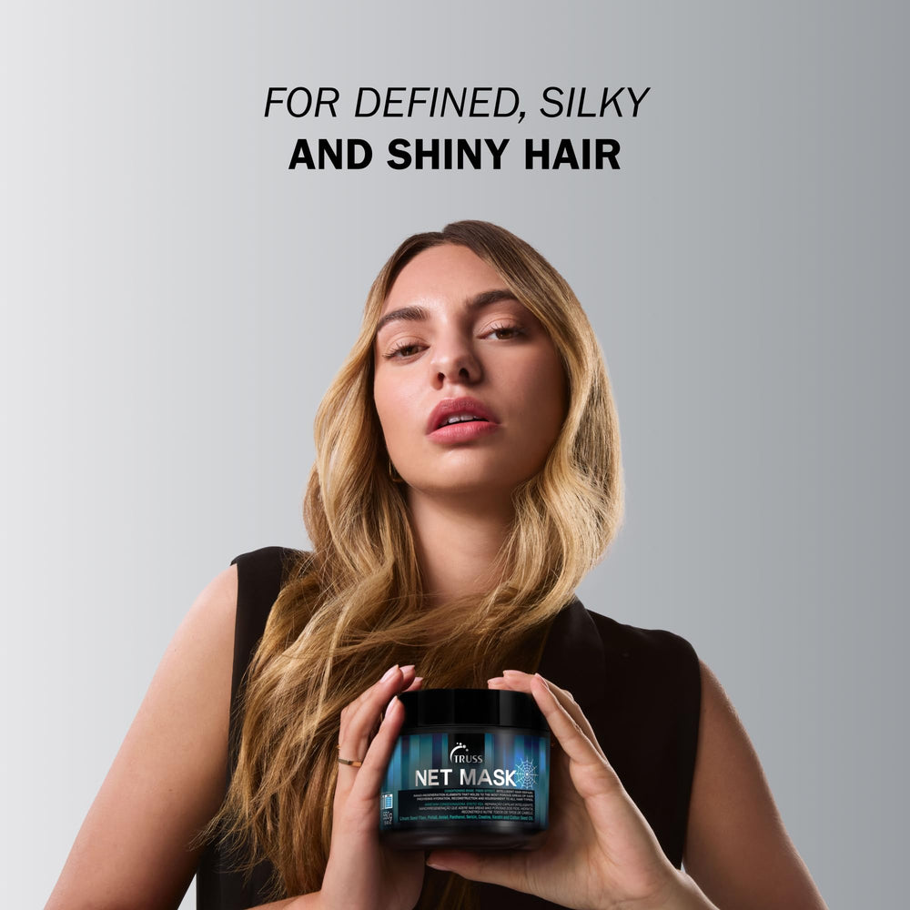TRUSS Net Deep Conditioning Hair Mask pump enabling easy, even application