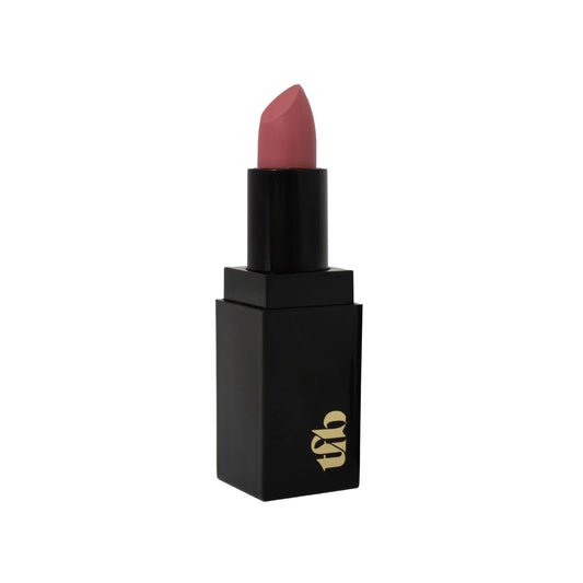 Trust Fund Beauty Lipgasm lipstick in Snatched Rosewood with rich pigmentation for bold, versatile lips.