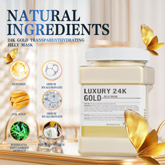 Truvenum 24K Gold particles emphasize luxury skincare for radiant skin.