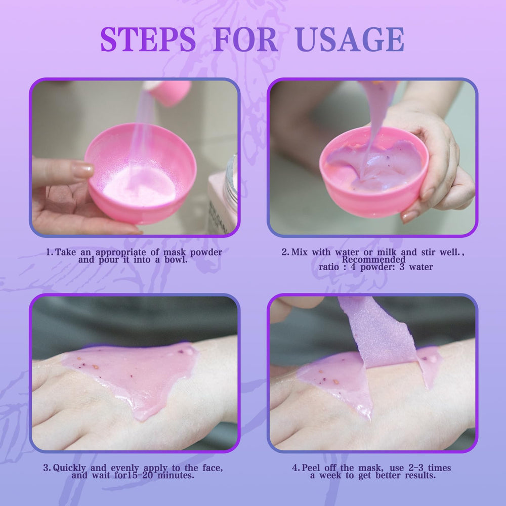 Truvenum jelly mask peel-off on skin demonstrates occlusive hydration layer.