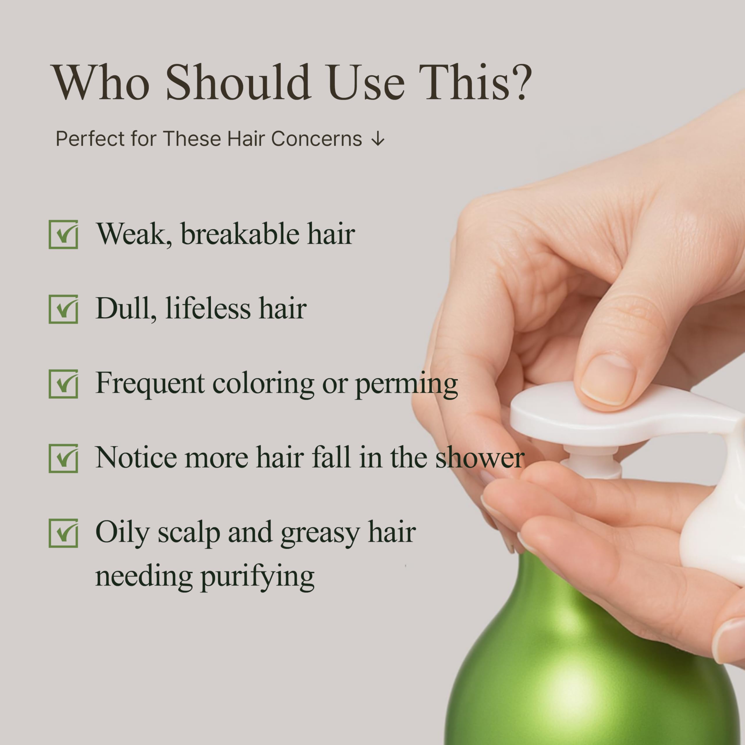 TS New Premium Shampoo 19 botanical extracts on label