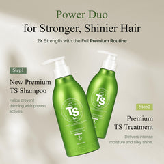 TS New Premium Shampoo zinc pyrithione focus for scalp care